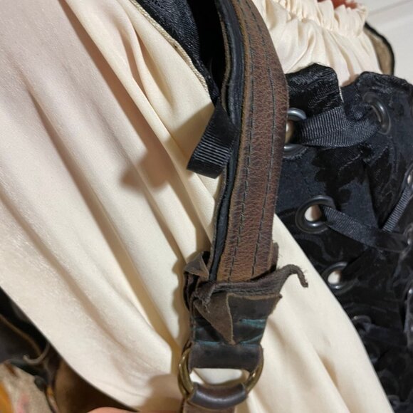 Urial Magic handmade Leather backpack fairy